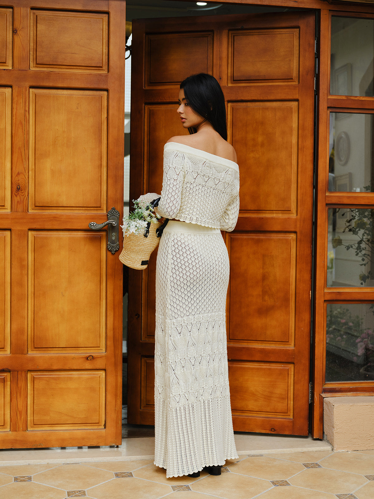 Pamuk İğne Oyası Kazak Etek Quvarse