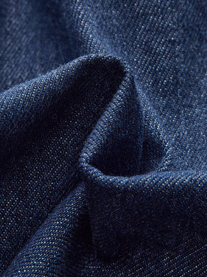 Şık Denim Kısa Takım Trendy Cep Detayı ile THESVELTECHIC