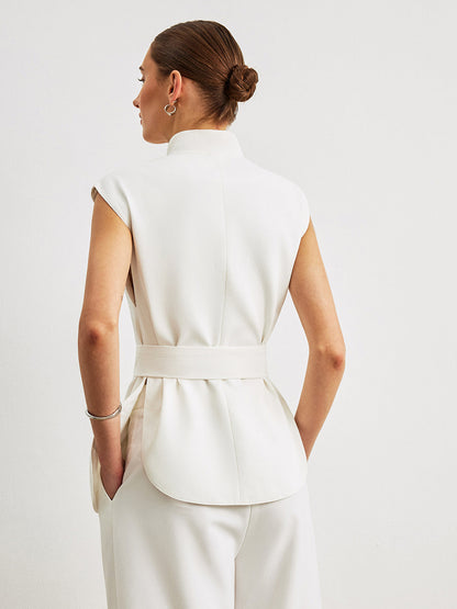 Kemerli Peplum Üst Niebbla