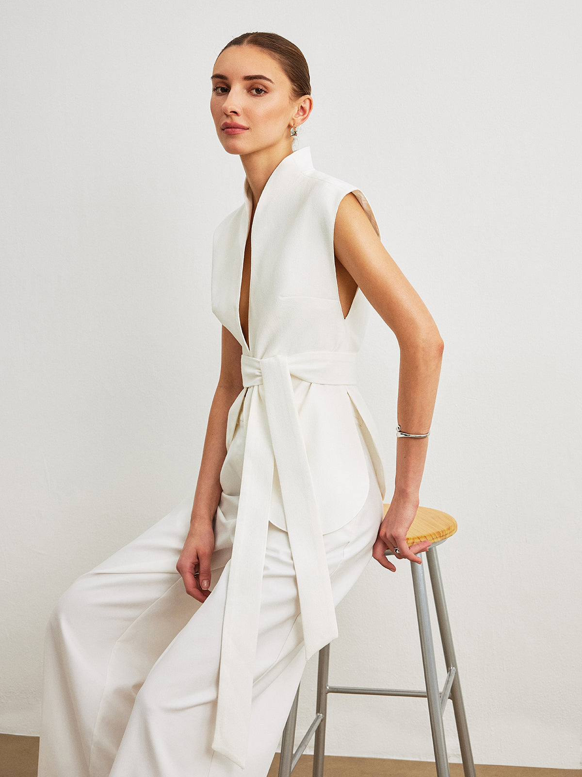 Kemerli Peplum Üst Niebbla
