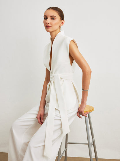 Kemerli Peplum Üst Niebbla