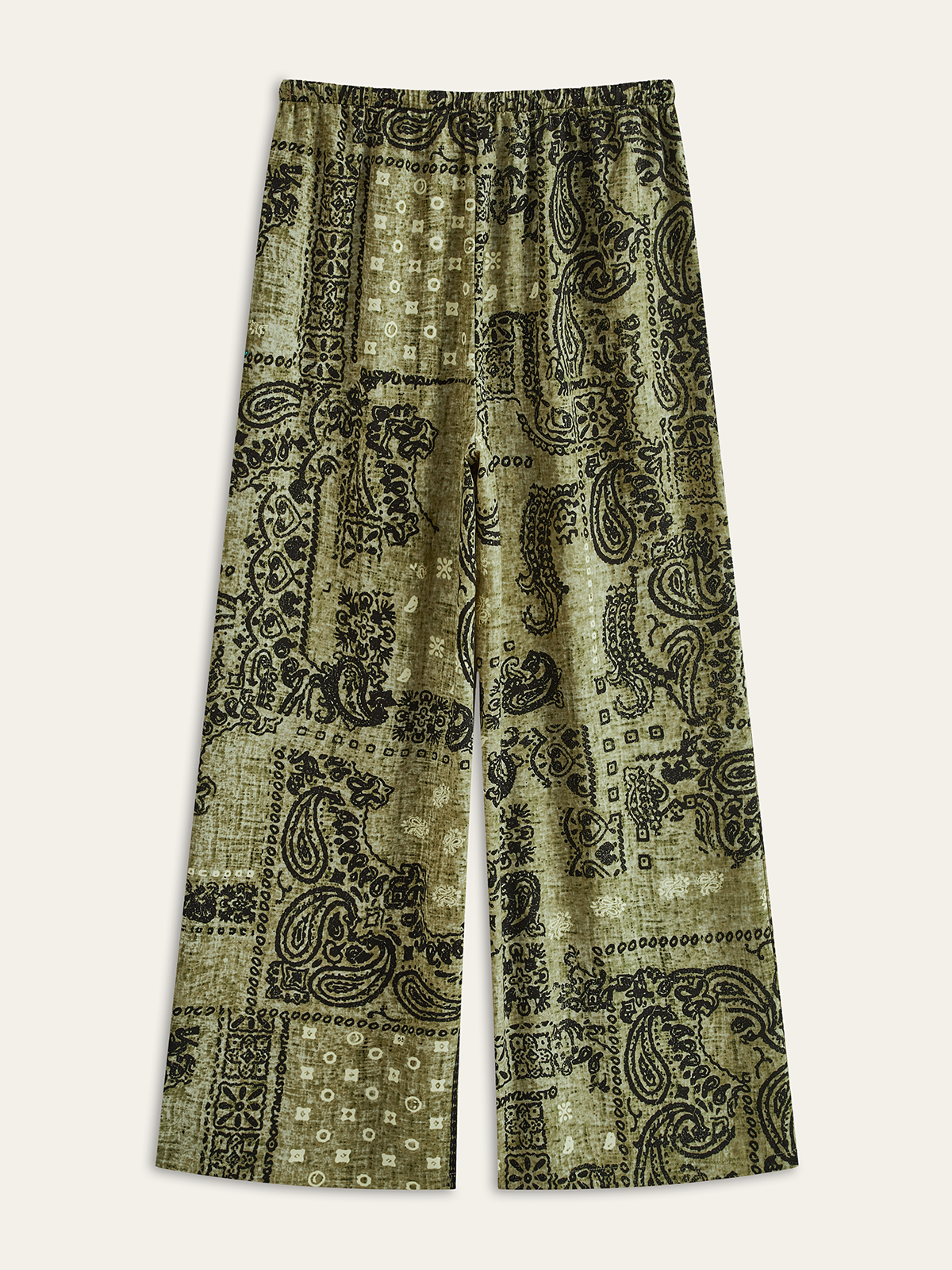 Paisley Desenli Bol Paçalı Tropici Pantolon THESVELTECHIC