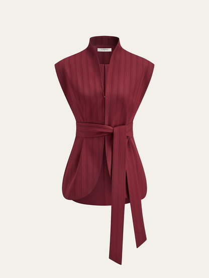 Kemerli Peplum Üst Niebbla