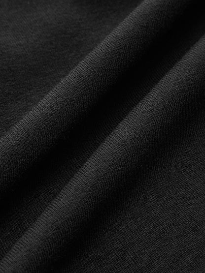 Kontrast Dikiş Uzun Kollu T-shirt THESVELTECHIC