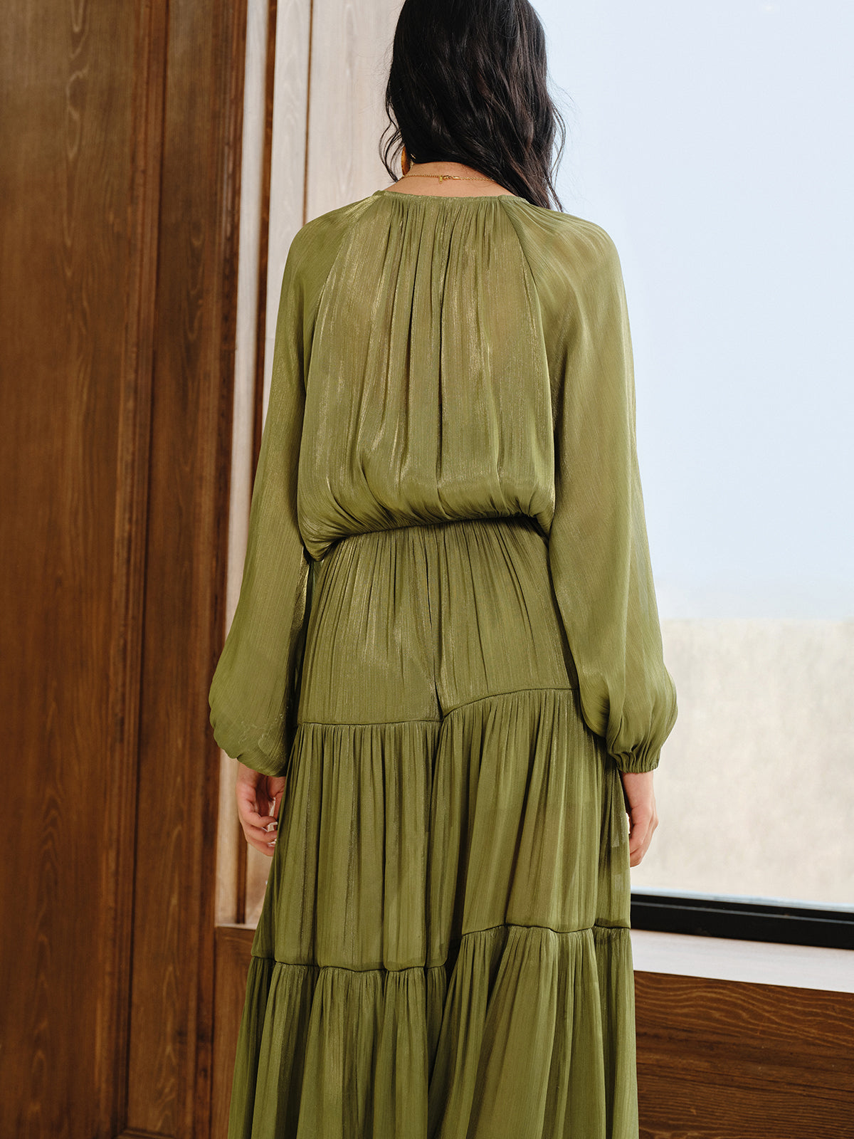 Astar ile Katmanlı Maxi Elbise Takımı Quvarse