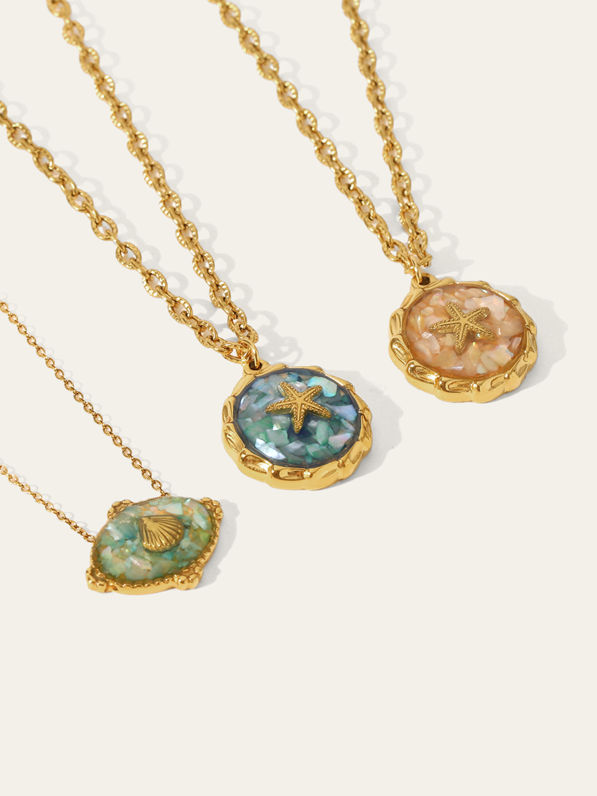 Altın Yıldızbalığı Kolye Ucu Kolye THESVELTECHIC