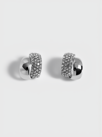 Pave Kristal Taşlı Küpe THESVELTECHIC