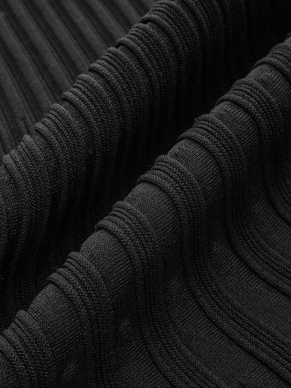 Yaka Düğümlü A Kesim Kazak Elbise THESVELTECHIC