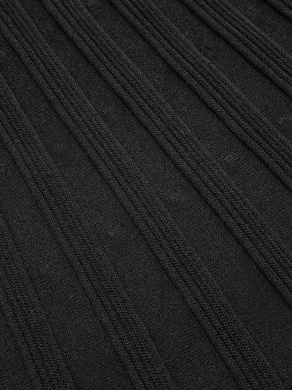 Yaka Düğümlü A Kesim Kazak Elbise THESVELTECHIC