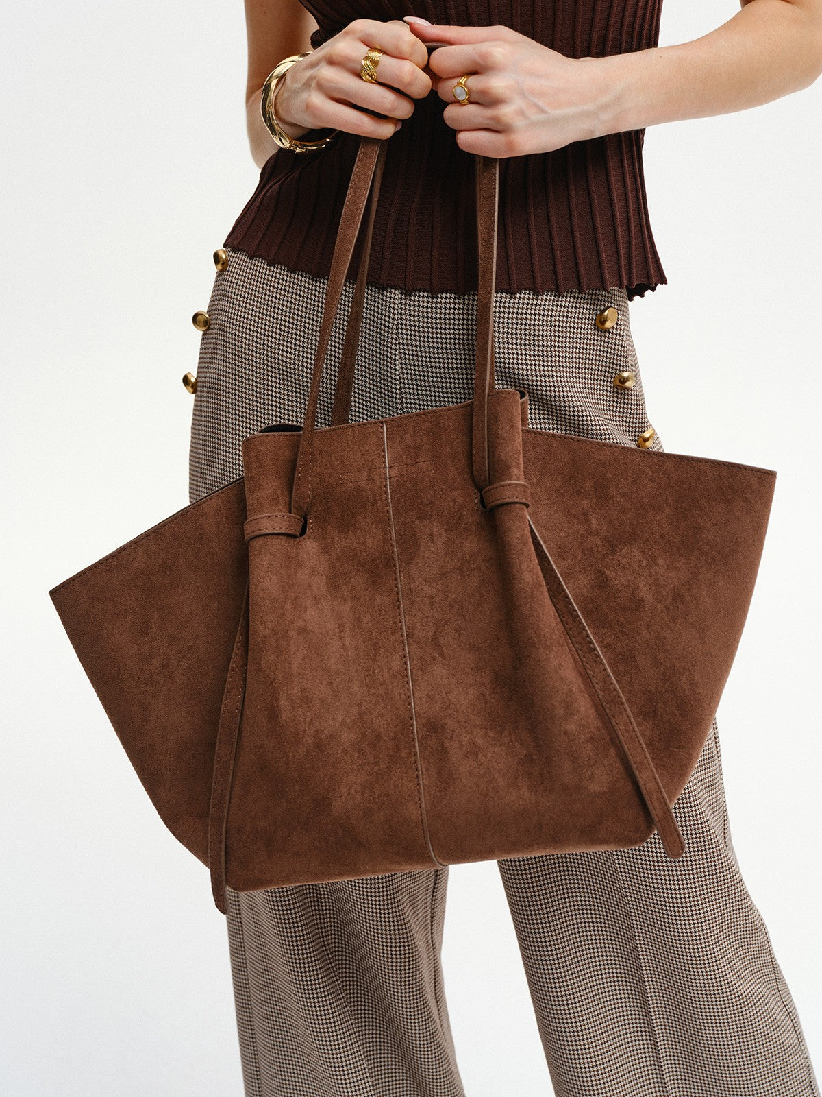 PU Büyük Kapasiteli Omuz Çantası THESVELTECHIC