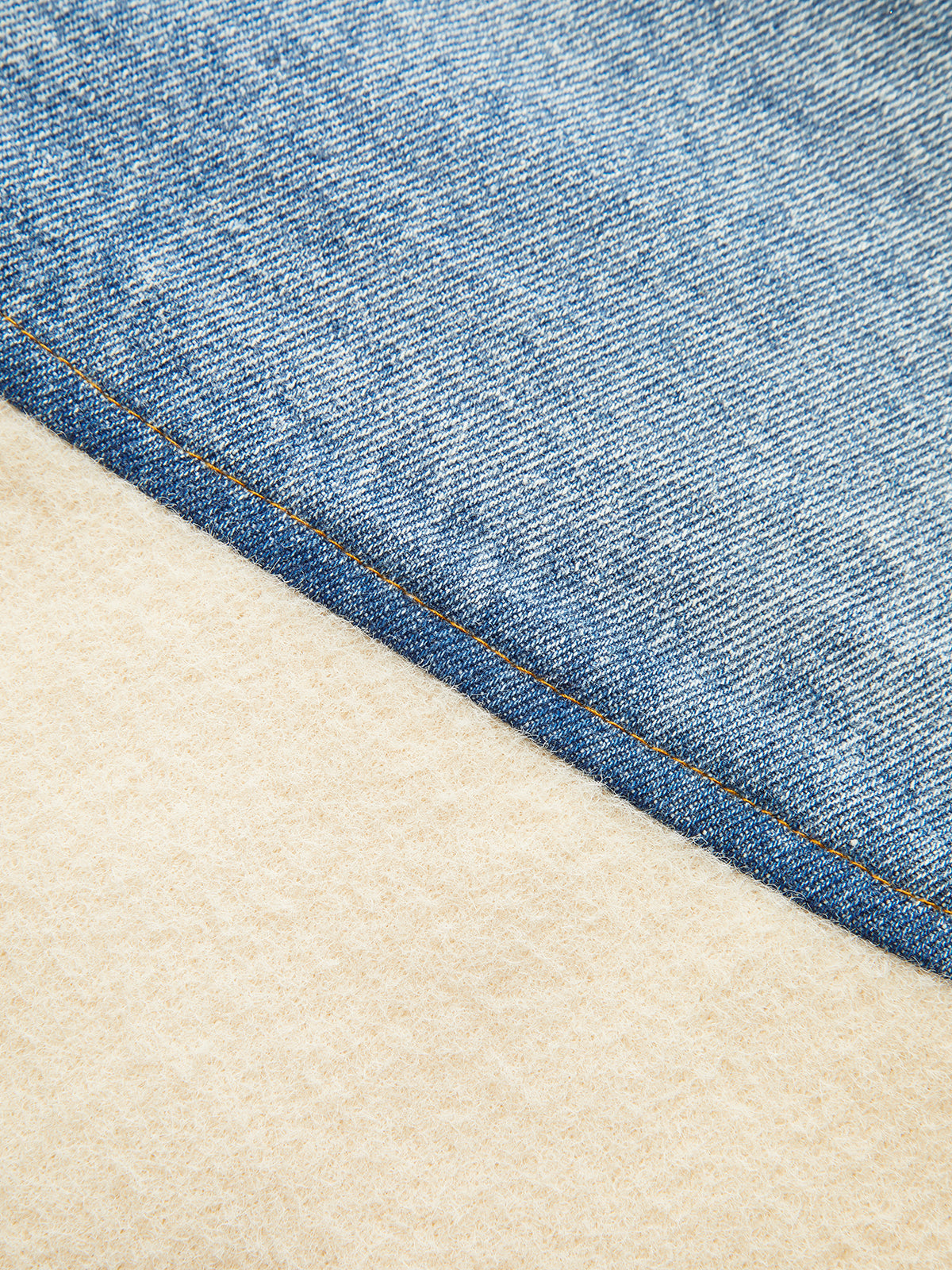 V Yaka Panel Detaylı Jean Hırka THESVELTECHIC