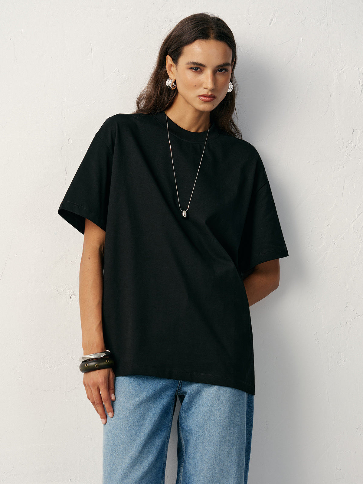 Basic Pamuk Oversize Tişört THESVELTECHIC