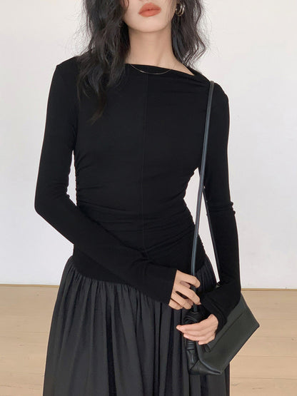 Pliseli Uzun Elbise THESVELTECHIC