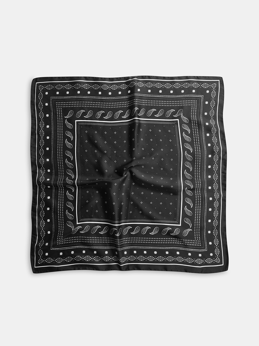 Kare Desenli Şık ve Trendy Paisley Eşarp THESVELTECHIC