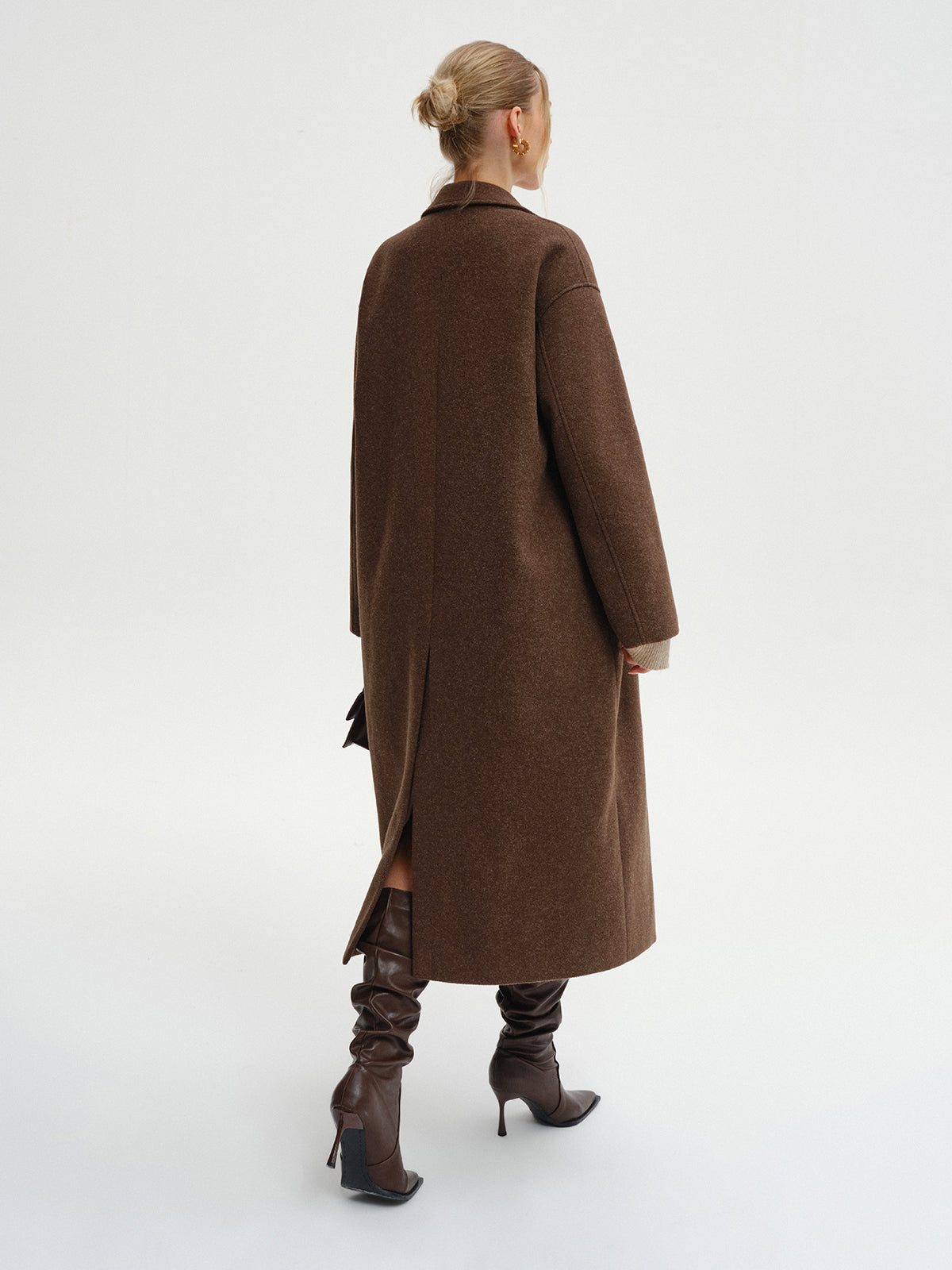 Oversize Burgu Uzun Palto THESVELTECHIC