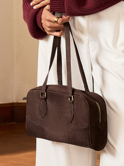 Retro Süet El Çantası THESVELTECHIC