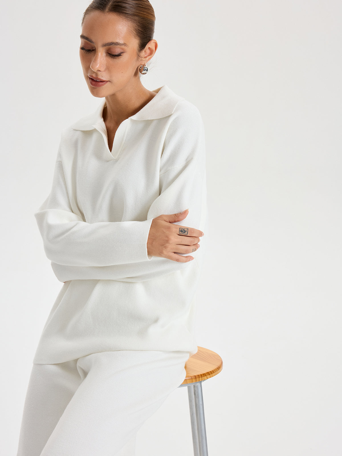 Oversized Polo Takım Seti THESVELTECHIC