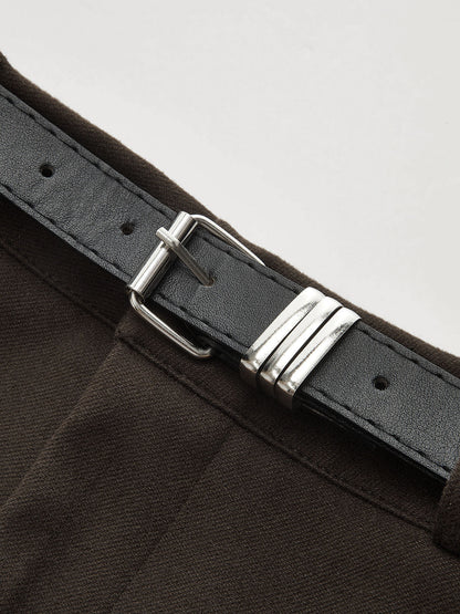 Dekoratif Kemerli Mini Etek THESVELTECHIC