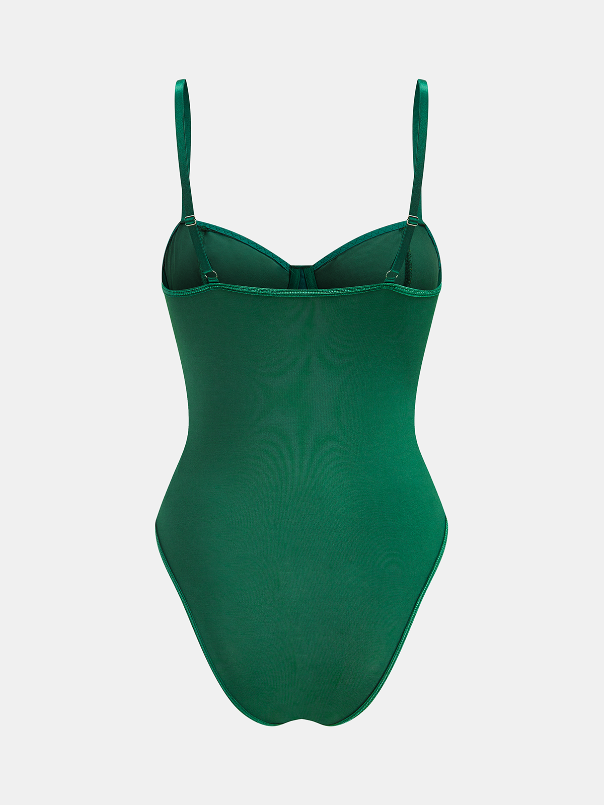 Çiçek Desenli İşlemeli Büstiyer Kostüm Bodysuit THESVELTECHIC