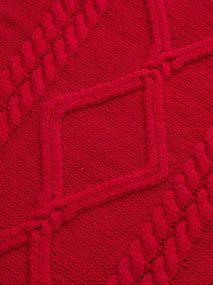 Örgü Çeneli Kolyeli Kazak THESVELTECHIC