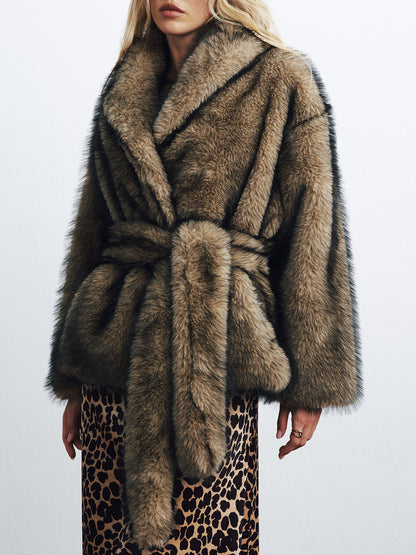 Suni Kürk Kuşaklı Kaban THESVELTECHIC