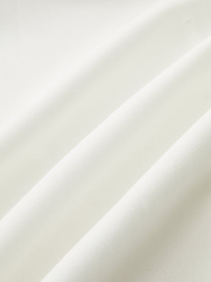 V Yaka Düğmeli Midi Elbise THESVELTECHIC