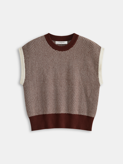 Balıksırt Desenli Yeleksiz İçlik THESVELTECHIC