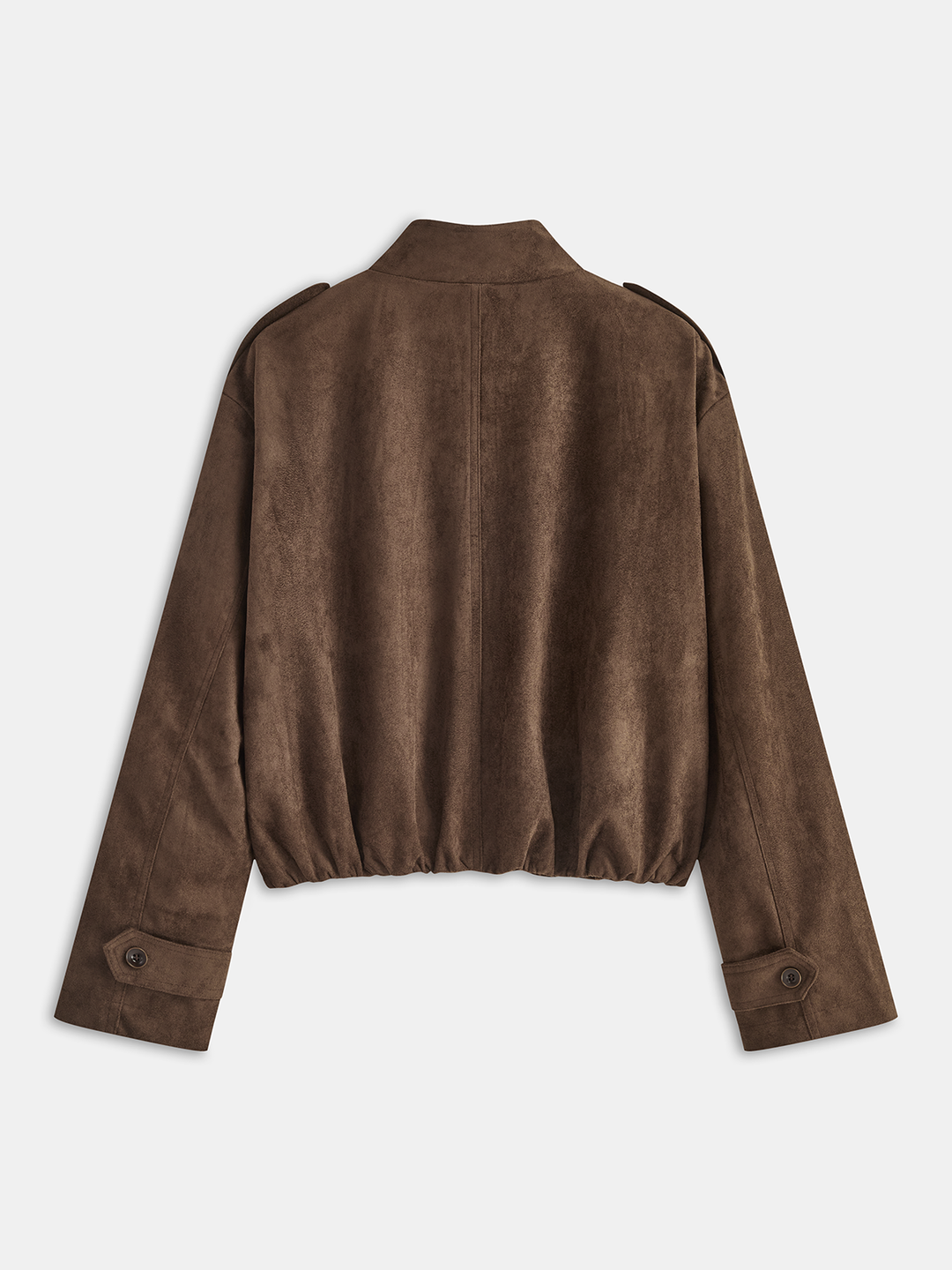 Suni Süet Kısa Biker Ceket THESVELTECHIC