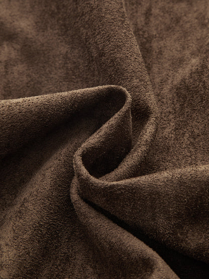 Suni Süet Kısa Biker Ceket THESVELTECHIC