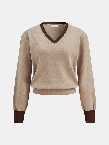 Kontrast Kenar Dikişli Jakarlı Üst ve Midi Etek Takımı