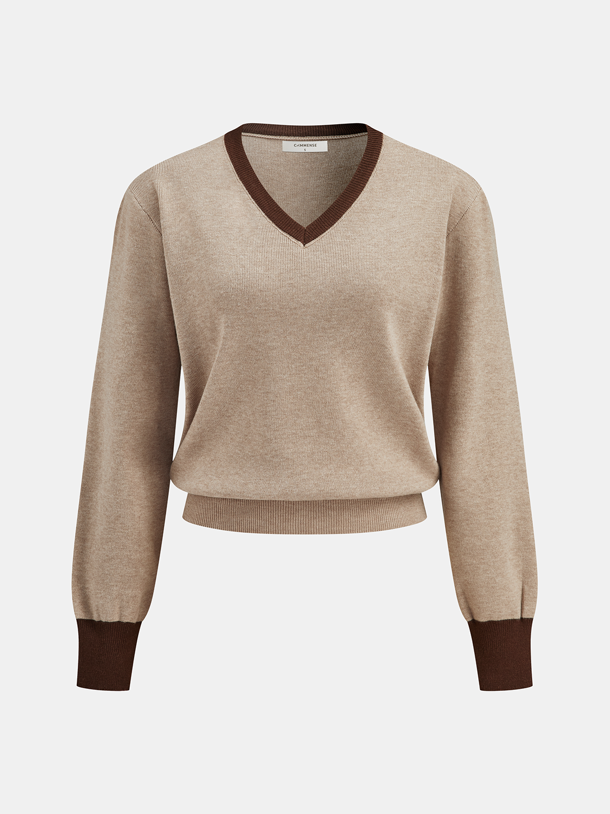 Kontrast Kenar Dikişli Jakarlı Üst ve Midi Etek Takımı THESVELTECHIC