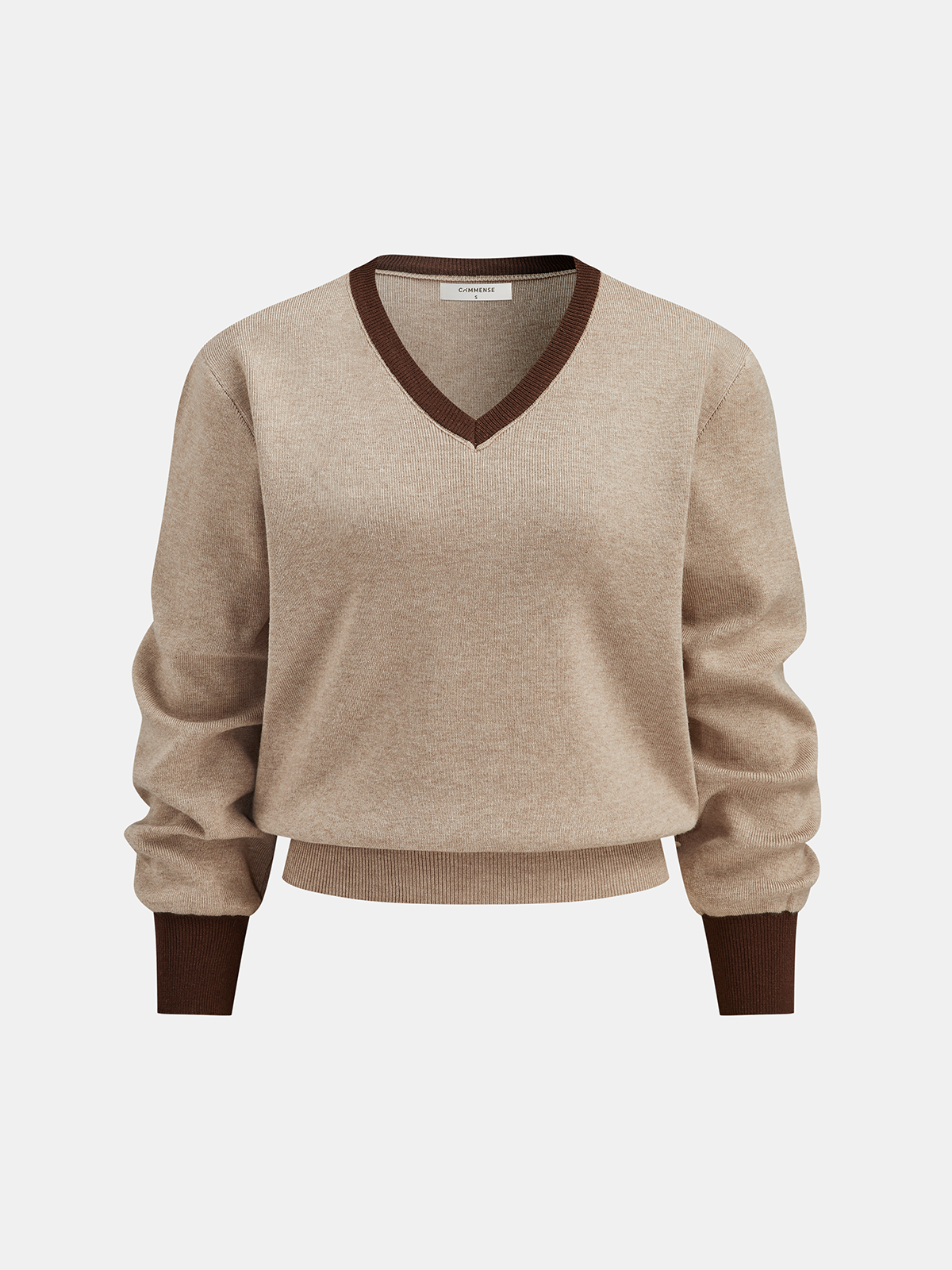 Kontrast Kenar Dikişli Jakarlı Üst ve Midi Etek Takımı THESVELTECHIC