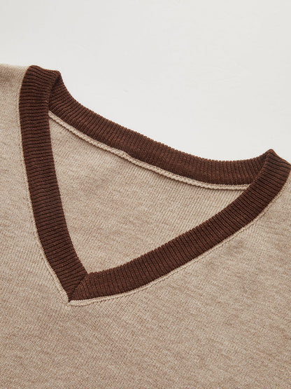 Kontrast Kenar Dikişli Jakarlı Üst ve Midi Etek Takımı