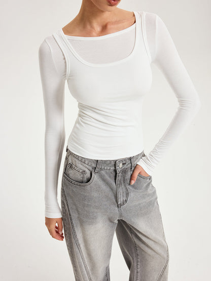 2'li Uzun Kollu Tişört THESVELTECHIC