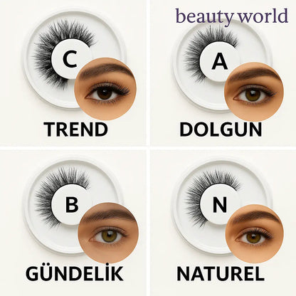 Mıknatıslı Kirpik Beauty Fashion