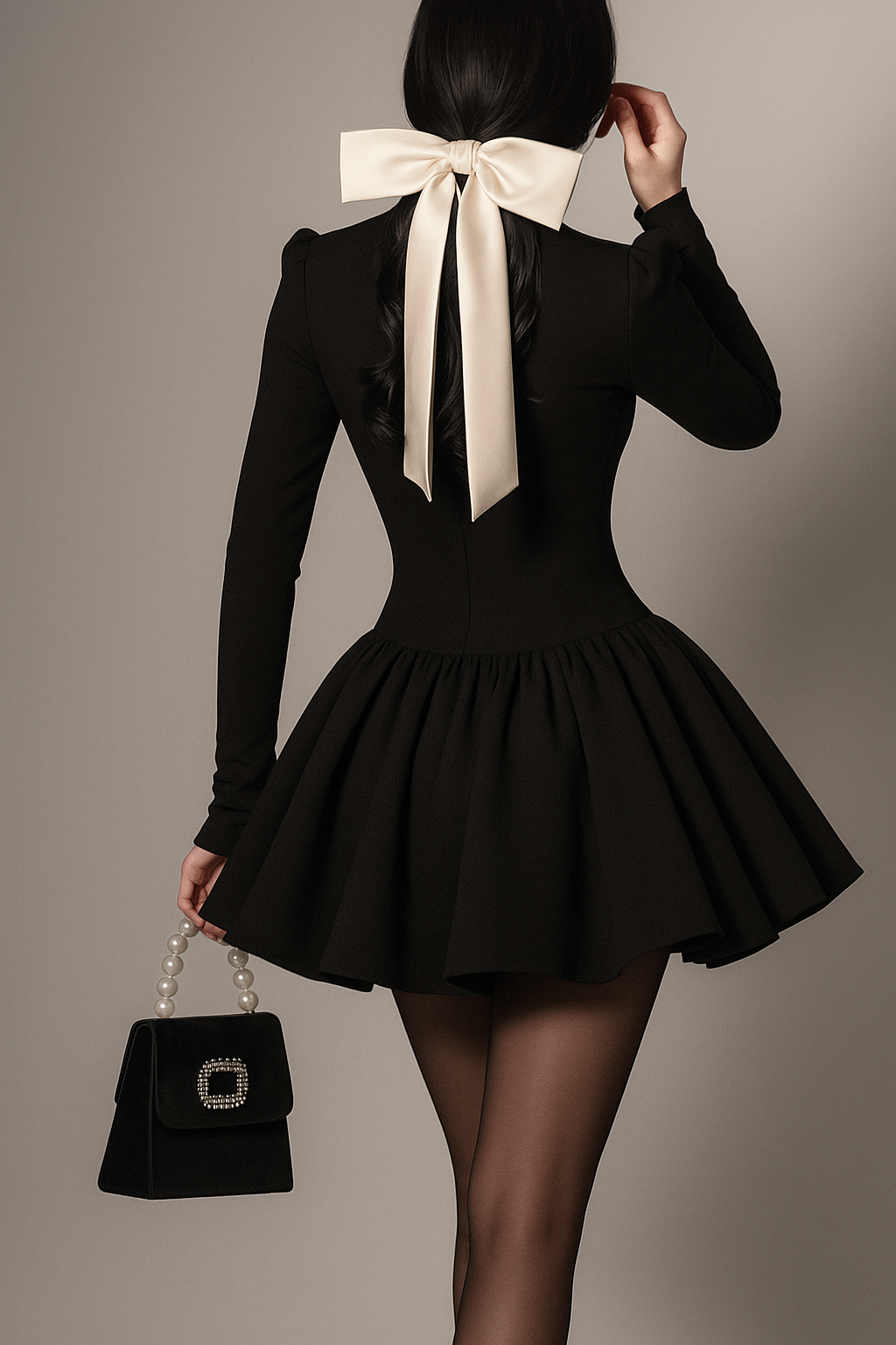 Siyah Mini Abiye Elbise THESVELTECHIC