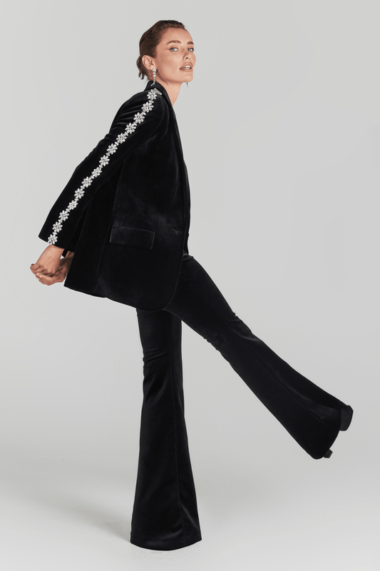 Lumina Velvet Blazer Ceket Siaora