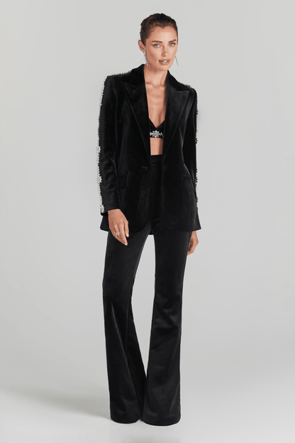 Lumina Velvet Blazer Ceket Siaora