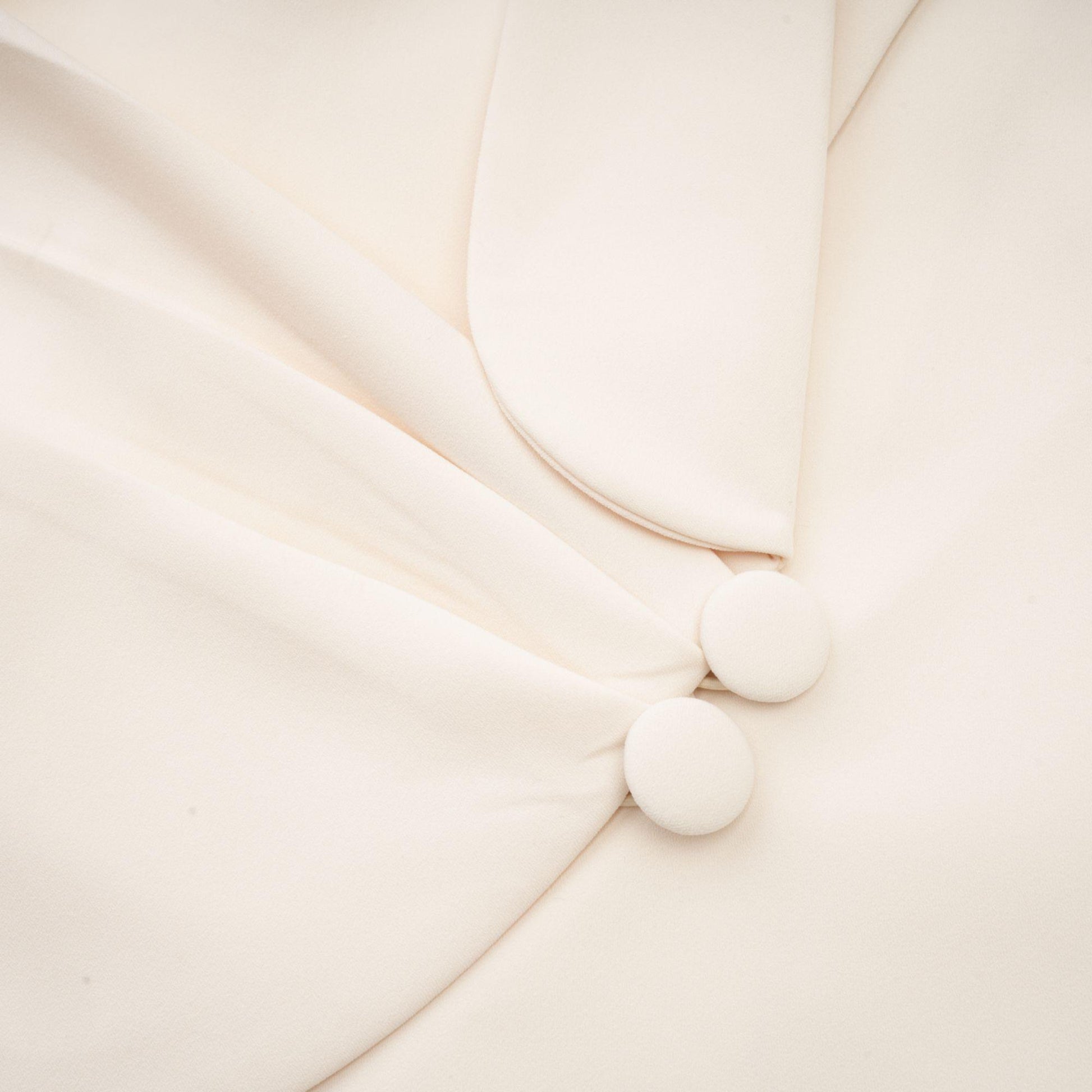 Opulent Grace İşlemeli Krem Blazer Elbise Siaora