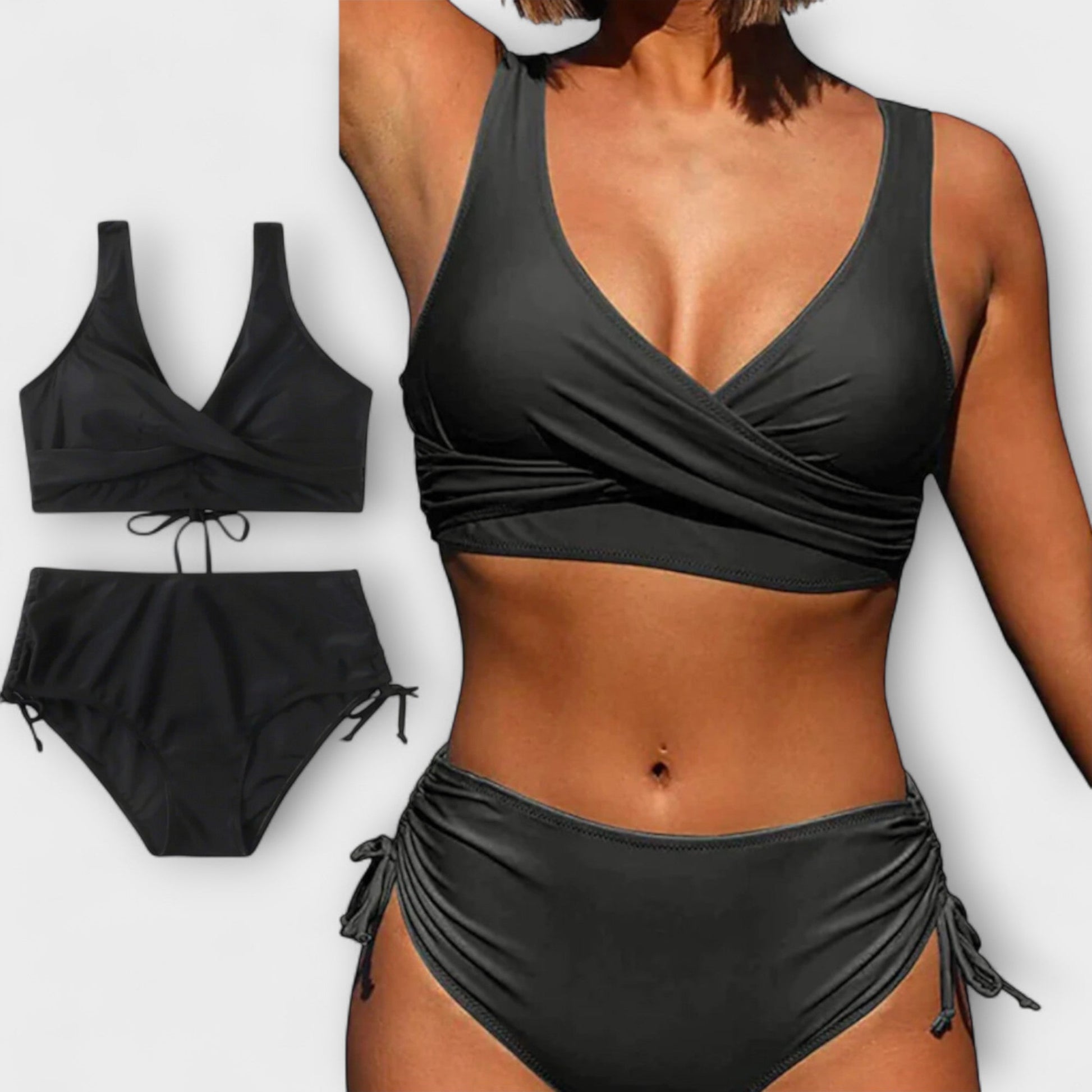 Mélina Şık Ve Hoş İki Parçalı Bikini Niebbla
