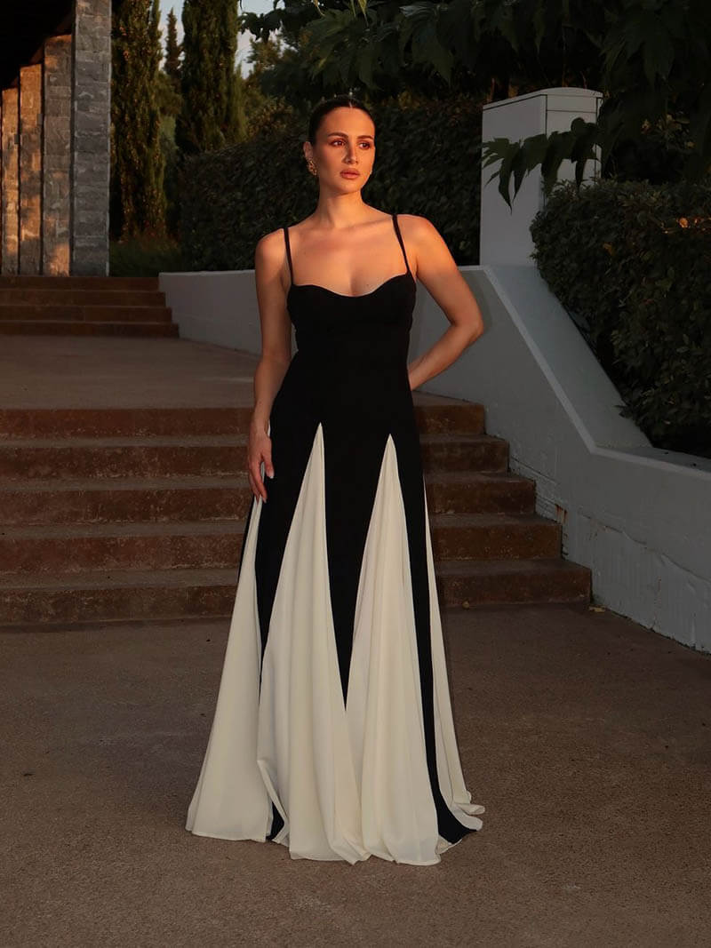 Charlotte | Kolsuz Maxi Elbise THESVELTECHIC