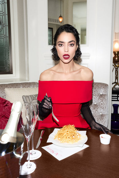 Harper Kırmızı Elbise Olyssatr