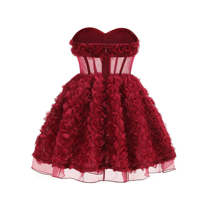 Rachel  Korse Mini Elbise Siaora