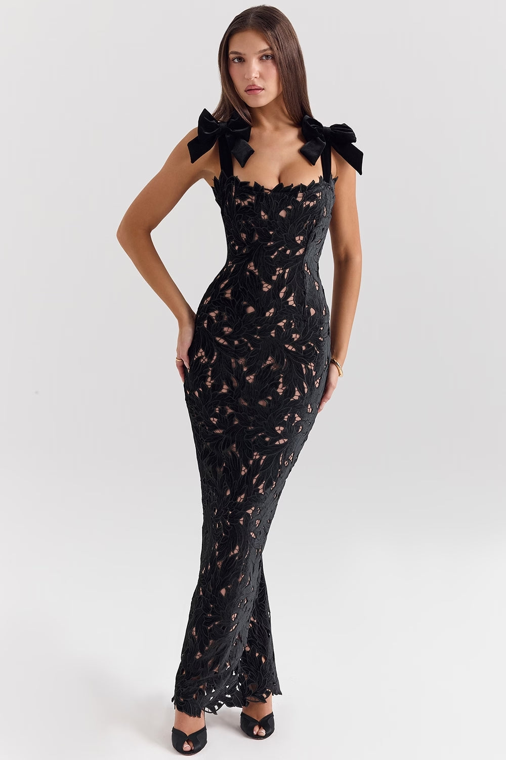 Valentina Maxi Elbise Siaora