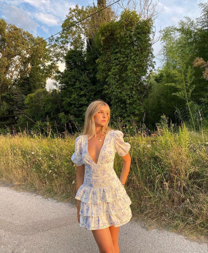 Andie Fırfırlı Mini Elbise Siaora