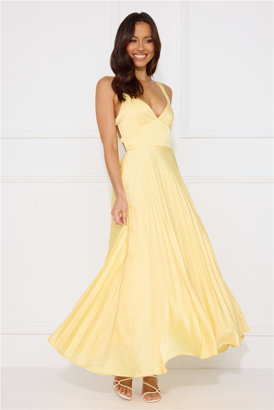Lucy | Pilili V Yaka Maxi Elbise THESVELTECHIC