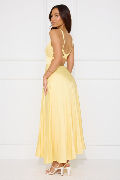 Lucy | Pilili V Yaka Maxi Elbise THESVELTECHIC