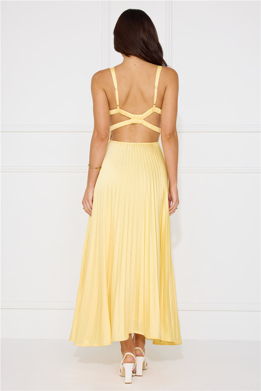 Lucy | Pilili V Yaka Maxi Elbise THESVELTECHIC
