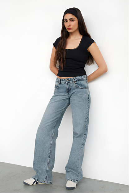 Sara | Düşük Bel Jean Niebbla