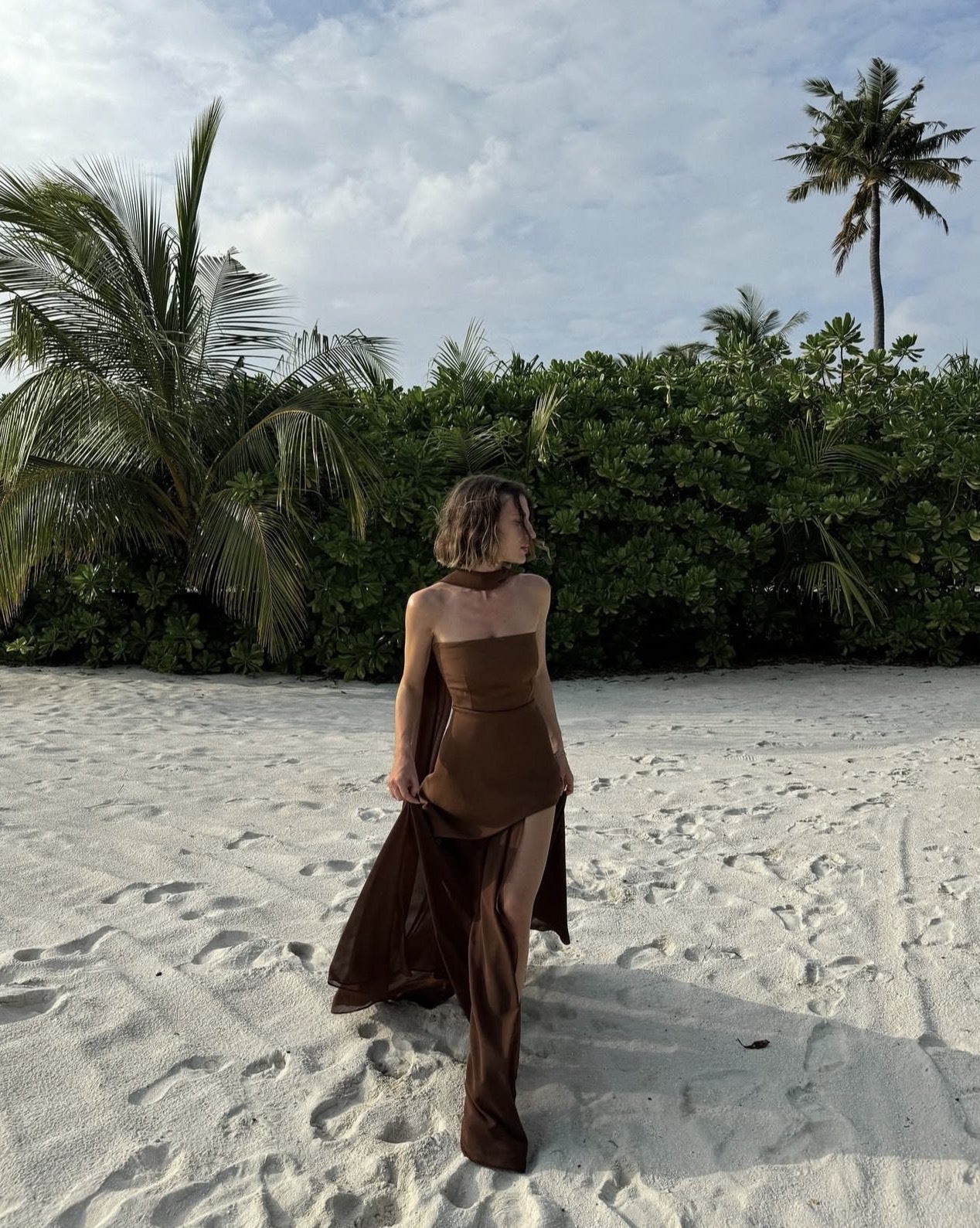 Valerie | Asimetrik Maxi Elbise THESVELTECHIC